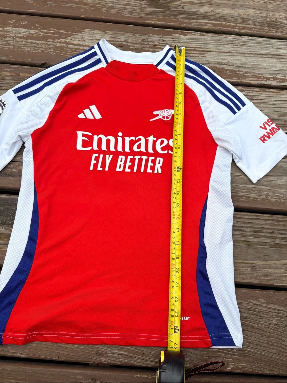adidas Arsenal 24/25 Home Jersey – Saka #7 – Youth 13–14
